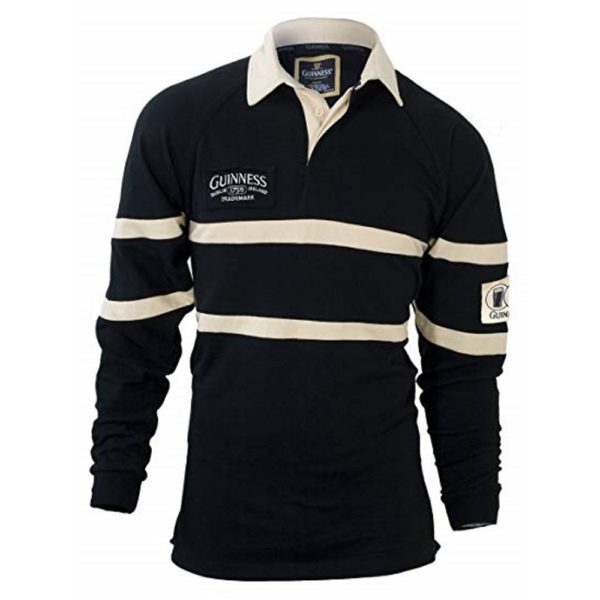 BUY GUINNESS BLACK CREAM TRADITIONAL RUGBY SHIRT IN WHOLESALE ONLINE
