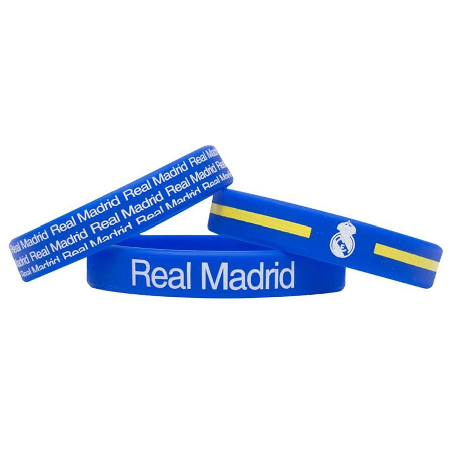 Civiel Me Saai Buy Real Madrid Team Crest Assorted Bracelet Bands in wholesale!