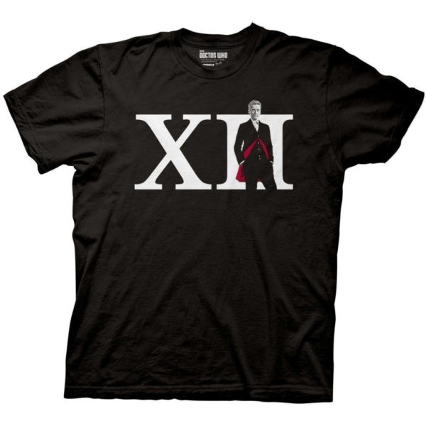 BUY DOCTOR WHO 12TH DOCTOR ROMAN NUMERAL T-SHIRT IN WHOLESALE ONLINE