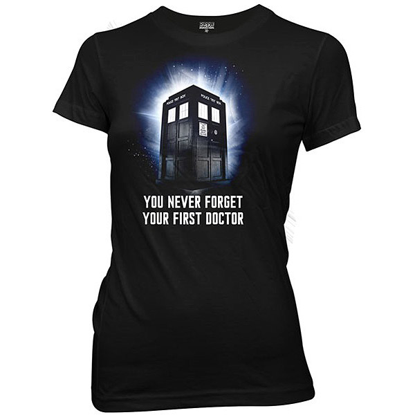 Cyberplads Stadion Lagring Doctor Who You Never Forget Your First Doctor Junior Girls T-Shirt!