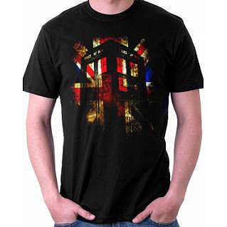 Udpakning tolerance Berri Buy Doctor Who Union Jack Tardis T-Shirt in wholesale online!