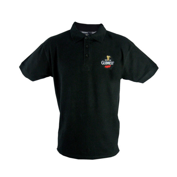 BUY GUINNESS BLACK SIGNATURE EMBLEM POLO SHIRT IN WHOLESALE ONLINE