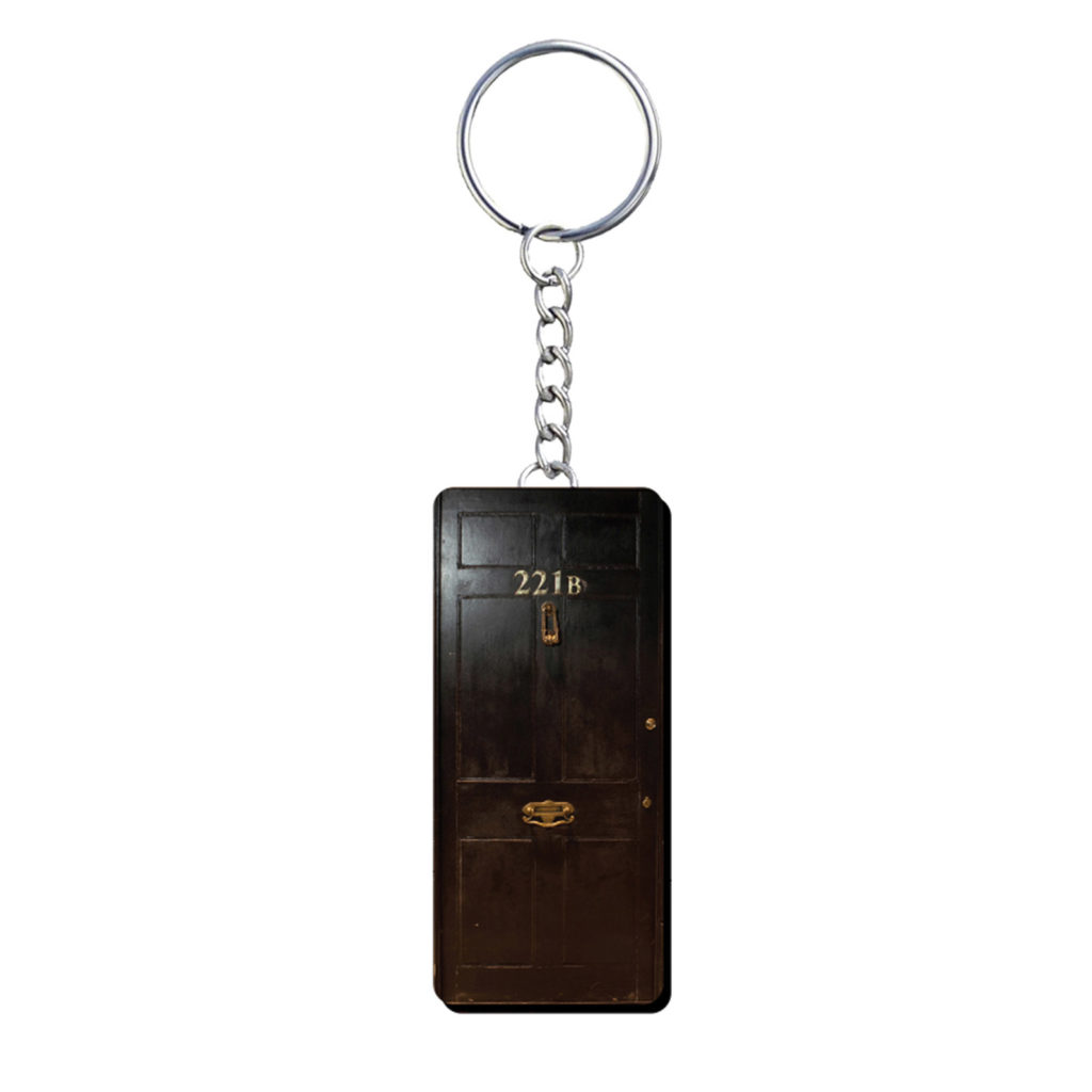US Sherlock Holmes Baker Street NO.221B Metal Keyring Keychain Collectible Gift