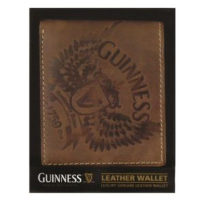 BUY GUINNESS WINGS COLLECTION BROWN LEATHER WALLET IN WHOLESALE ONLINE
