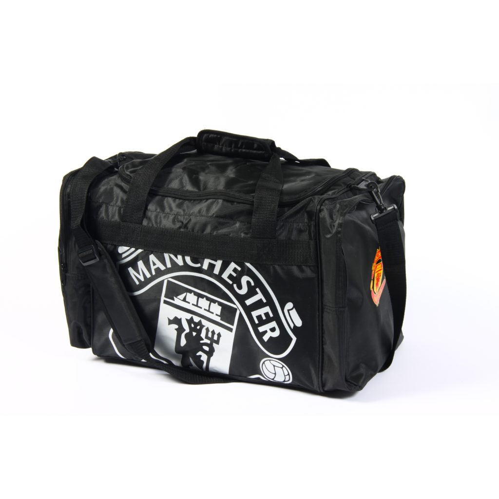 New Bnwt Official Manchester United Gym Bag Smart Sold Out  Rubber Crest Quality