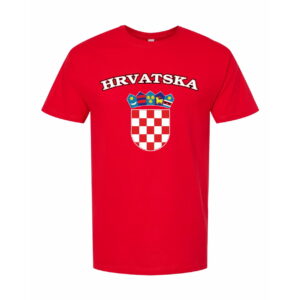 BUY CROATIA RED YOUTH T-SHIRT IN WHOLESALE ONLINE