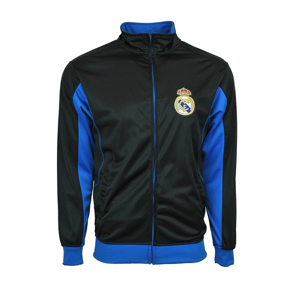 Details about   Real Madrid Track Jacket Adult Sizes Zip jacket blue color