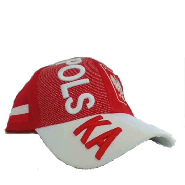 BUY POLAND RED 3D HAT IN WHOLESALE ONLINE!