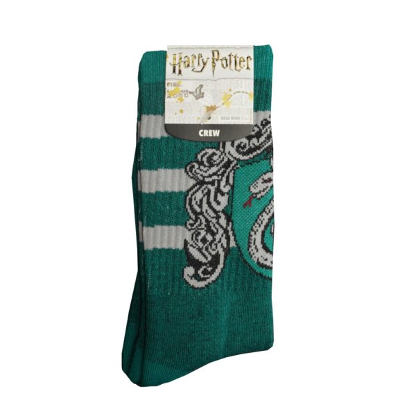 Buy Harry Potter Slytherin School Crest Crew Socks in wholesale online!