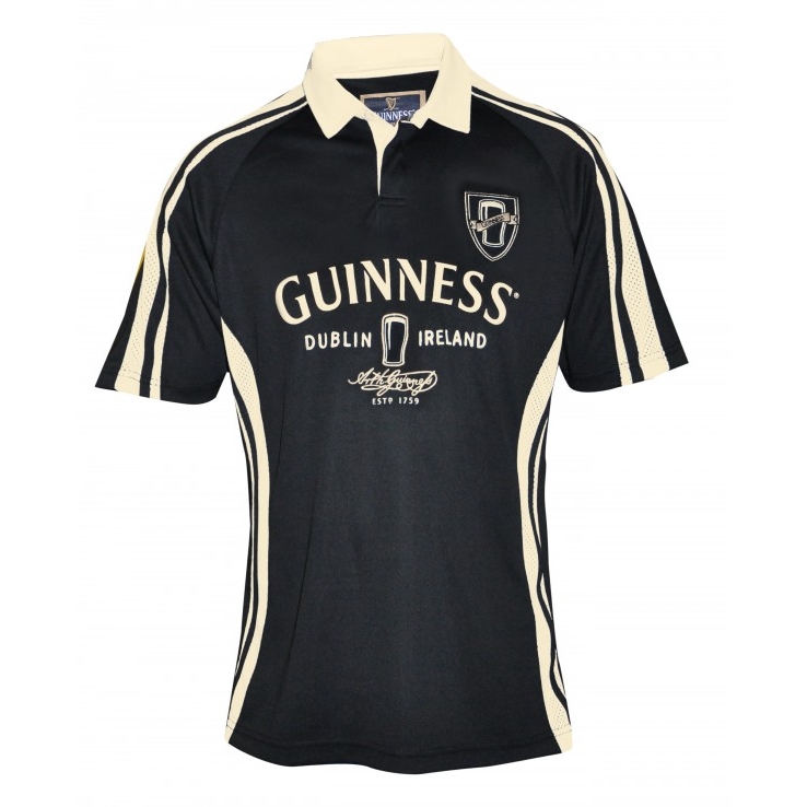 Guinness Black Made of More Rugby Jersey