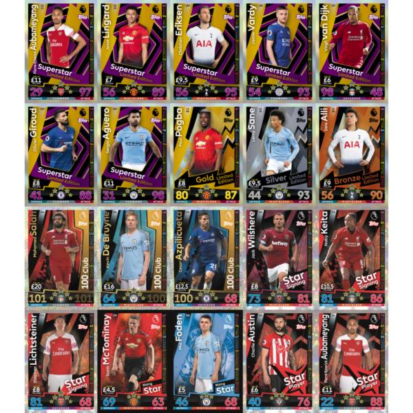 BUY 2018-19 TOPPS MATCH ATTAX EPL CARDS IN WHOLESALE ONLINE