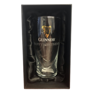 BUY GUINNESS HAPPY BIRTHDAY ENGRAVED GRAVITY PINT GLASS IN WHOLESALE ONLINE