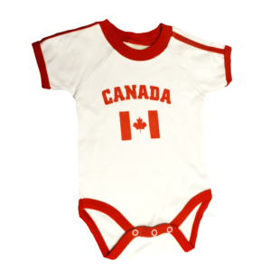 BUY CANADA WHITE BABY ONESIE IN WHOLESALE ONLINE