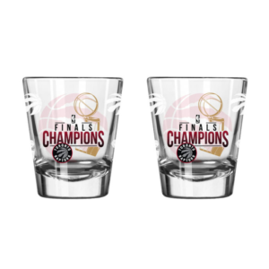 BUY RAPTORS 2019 NBA CHAMPIONS CLEAR SHOT GLASS SET IN WHOLESALE ONLINE