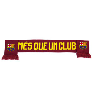 BARCELONA DOUBLE SIDED MES QUE UN CLUB SCARF