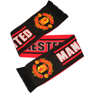 MANCHESTER UNITED DOUBLE SIDED SCARF