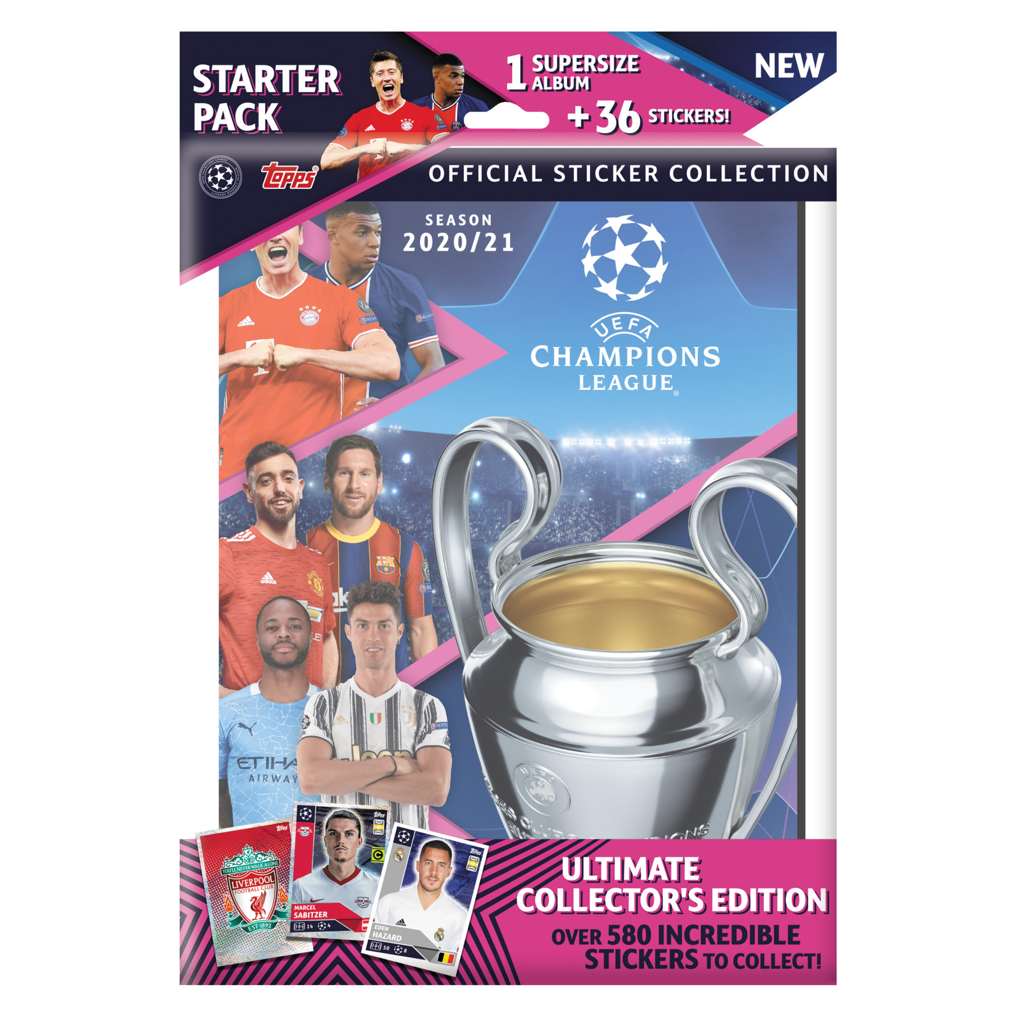 Buy 2020-21 Topps Champions League Stickers Starter Pack In Wholesale!