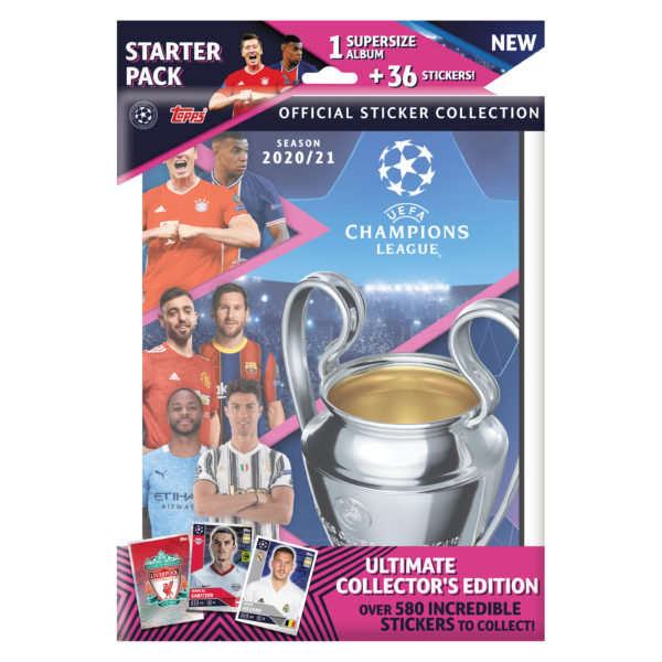 BUY 2020-21 TOPPS CHAMPIONS LEAGUE STICKERS STARTER PACK IN WHOLESALE ONLINE