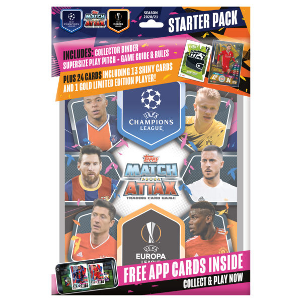 BUY 2020-21 TOPPS MATCH ATTAX CHAMPIONS LEAGUE CARDS STARTER PACK IN WHOLESALE ONLINE