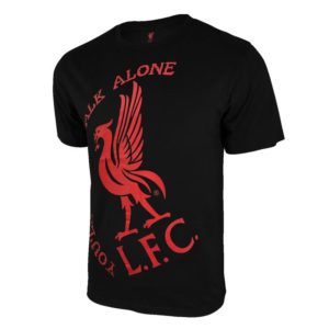 BUY LIVERPOOL BLACK YOUTH POLY COTTON T-SHIRT IN WHOLESALE ONLINE