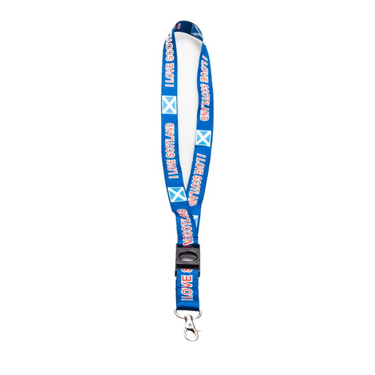 Buy Scotland I Love Scotland Lanyard Badge Holders in wholesale online!