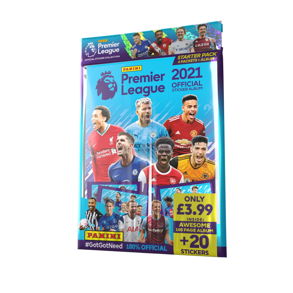 PANINI PREMIER LEAGUE 2019/20 PACKS 50 PACKETS STICKERS 