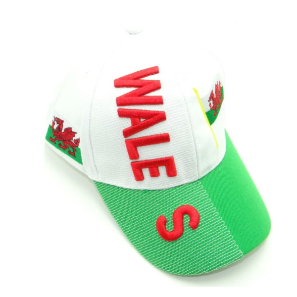 BUY WALES WHITE 3D HAT IN WHOLESALE ONLINE