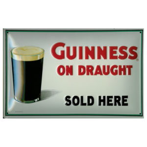 BUY GUINNESS ON DRAUGHT METAL SIGN IN WHOLESALE ONLINE