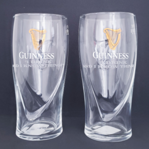 BUY GUINNESS I DRINK AND I KNOW THINGS ENGRAVED PINT GLASS IN WHOLESALE ONLINE