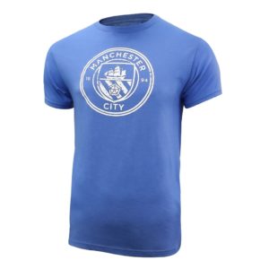 BUY MANCHESTER CITY VINTAGE DISTRESSED LOGO T-SHIRT IN WHOLESALE ONLINE