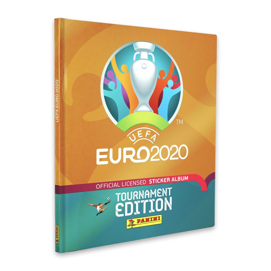 HARDCOVER album Panini EURO 2020 BLUE Tournament Edition BOX display 140 pcs 