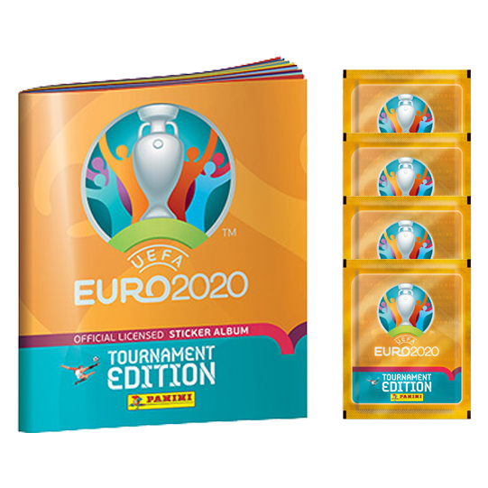 Packet Panini UEFA EURO 2020 Tournament Edition Orange France Tüte 