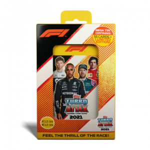 BUY 2021 TOPPS FORMULA 1 TURBO ATTAX CARDS MEGA TIN IN WHOLESALE ONLINE
