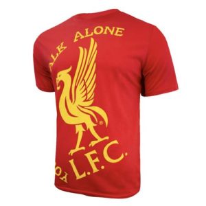 BUY LIVERPOOL RED YOU'LL NEVER WALK ALONE GRAPHIC T-SHIRT IN WHOLESALE ONLINE