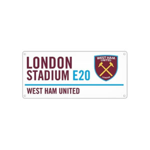 BUY WEST HAM UNITED WHITE STREET SIGN IN WHOLESALE ONLINE
