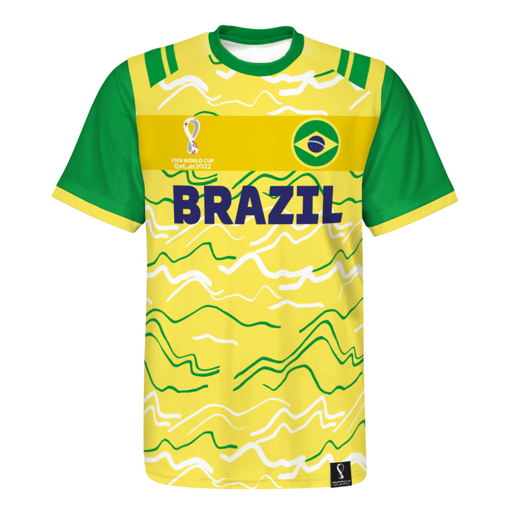 Brazil Training Jersey World Cup Sz Small-2xl 