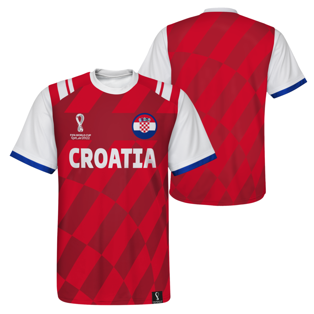 Croatia No13 Jedvaj Away Kid Soccer Country Jersey