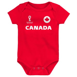 BUY CANADA WORLD CUP 2022 BABY ONESIE