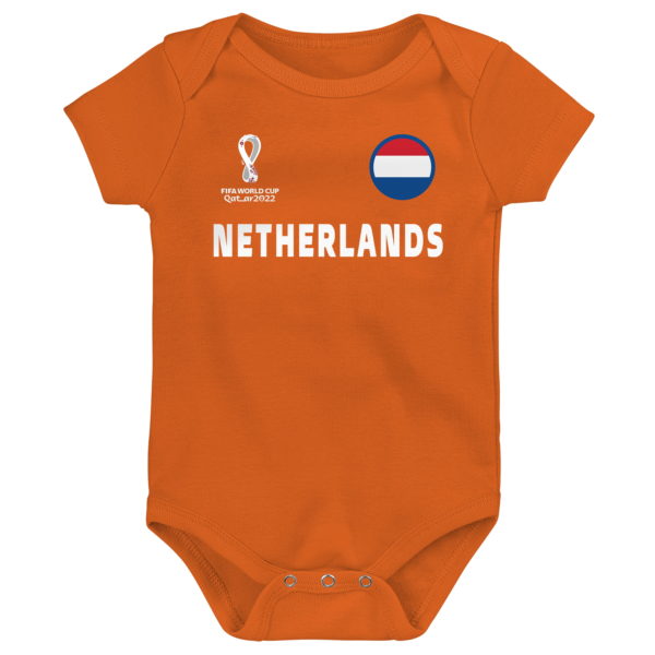 BUY NETHERLANDS WORLD CUP 2022 BABY ONESIE IN WHOLESALE ONLINE