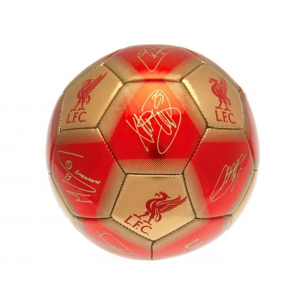 BUY LIVERPOOL RED GOLD SIGNATURE SOCCER BALL IN WHOLESALE ONLINE