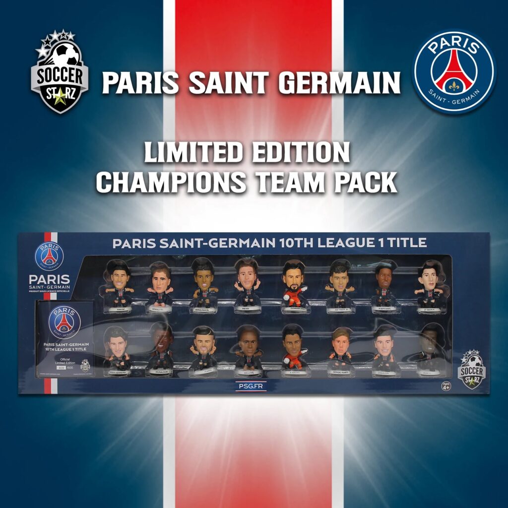 Paris Saint-Germain 10th Title SoccerStarz Team Pack