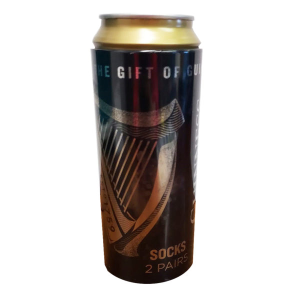 BUY GUINNESS HARP SOCKS IN A GUINNESS CAN IN WHOLESALE ONLINE