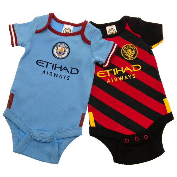 BUY MANCHESTER CITY 2022-23 BABY ONESIE SET IN WHOLESALE ONLINW