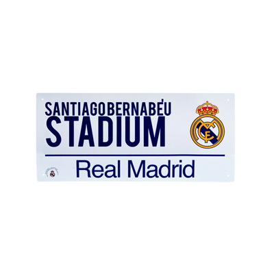 BUY REAL MADRID WHITE STREET SIGN IN WHOLESALE ONLINE