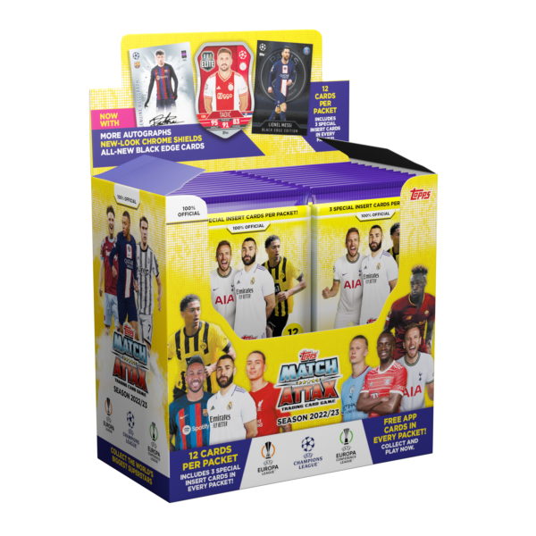BUY 2022-23 TOPPS MATCH ATTAX UEFA CHAMIONS LEAGUE CARDS BOX IN WHOLESALE ONLINE