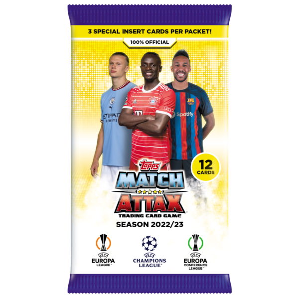 BUY 2022-23 TOPPS MATCH ATTAX UEFA CHAMIONS LEAGUE CARDS IN WHOLESALE ONLINE