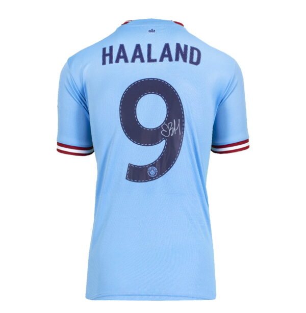 BUY THE ERLING HAALAND MANCHESTER CITY 2022-23 SIGNED JERSEY IN WHOLESALE ONLINE