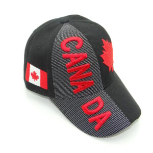BUY CANADA BLACK 3D HAT IN WHOLESALE ONLINE