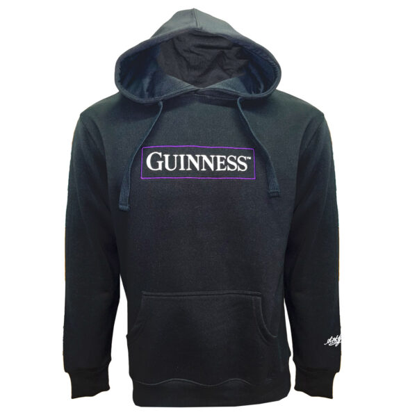 BUY GUINNESS BLACK PREMIUM EMBROIDERED SURGE HOODIE IN WHOLESALE ONLINE