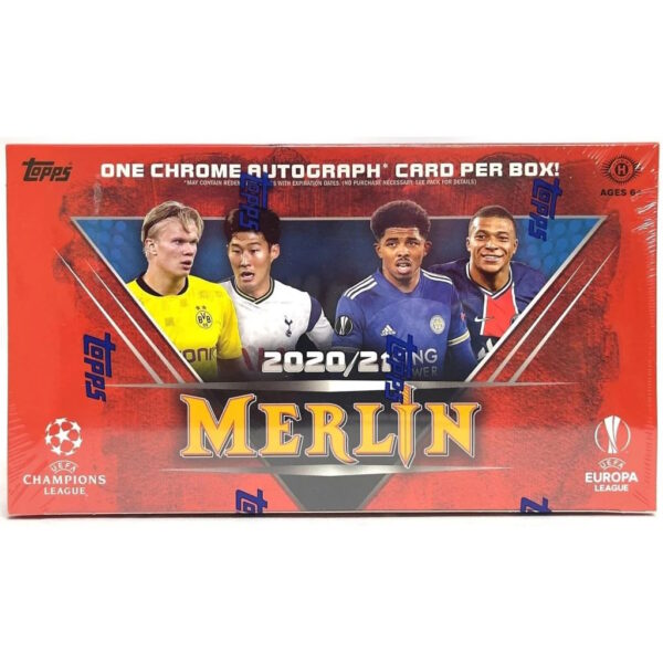 BUY 2020-21 TOPPS MERLIN CHROME CHAMPIONS LEAGUE CARDS BOX IN WHOLESALE ONLINE